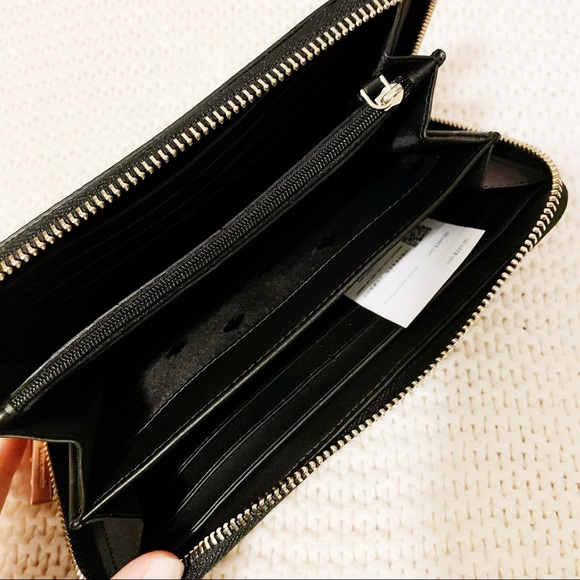 NEW Kate Spade Shimmy glitter large zip wallet - Picture 4 of 10